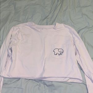 Cropped Ivory Ella long sleeve t!